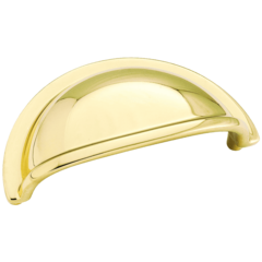 Amerock Advantage Solid Brass Cup Pull