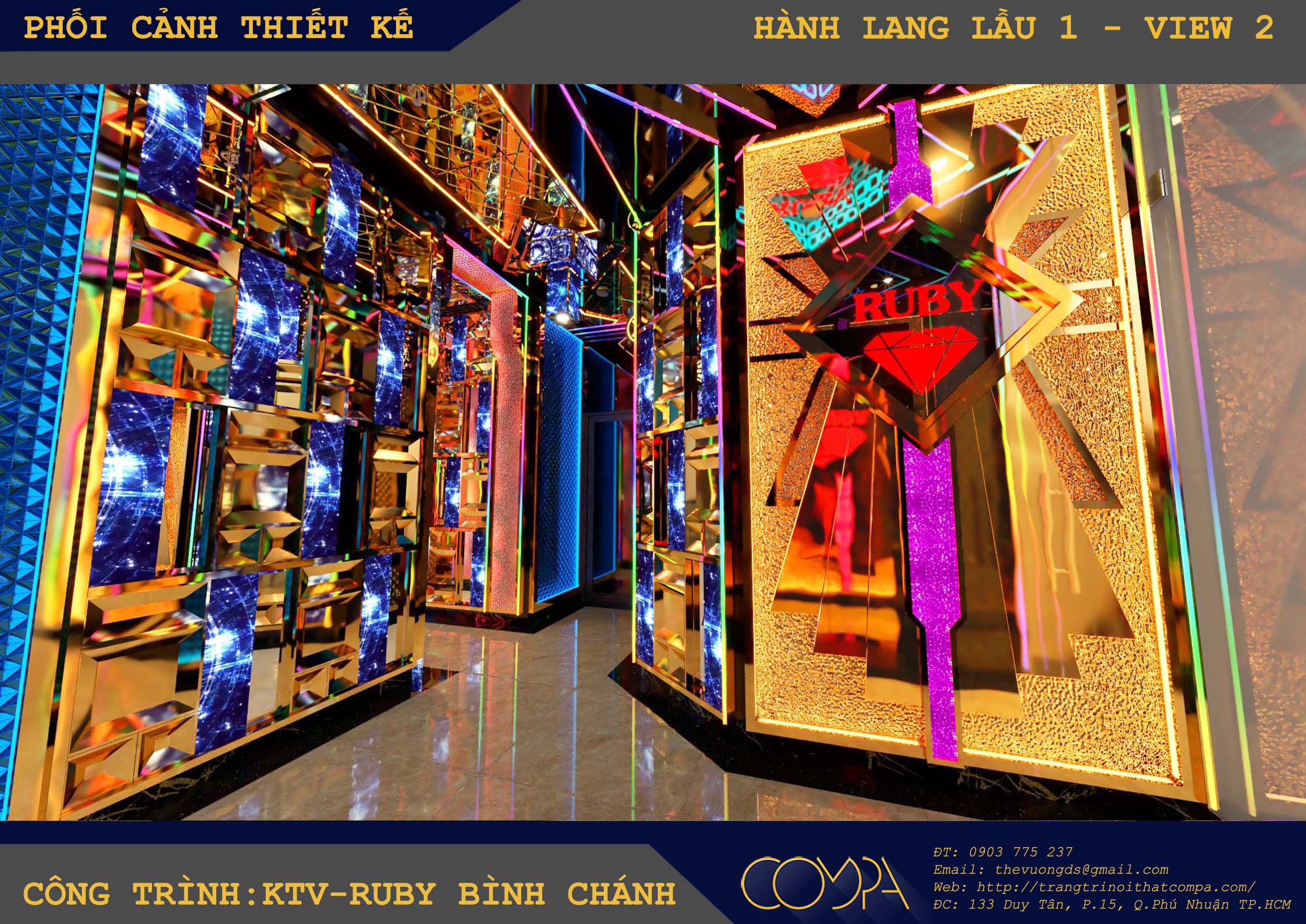 Hình ảnh thi công thực tế karaoke Ruby Hình ảnh thi công thực tế karaoke Ruby