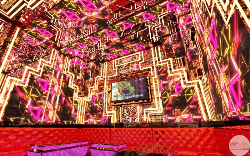 Hình ảnh thi công thực tế phòng karaoke Oscar Hình ảnh thi công thực tế phòng karaoke Oscar