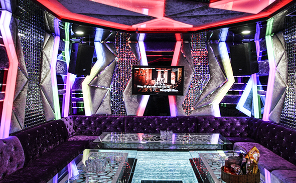 Hình thi công phòng karaoke hiện đại 2 Hình thi công phòng karaoke hiện đại 2