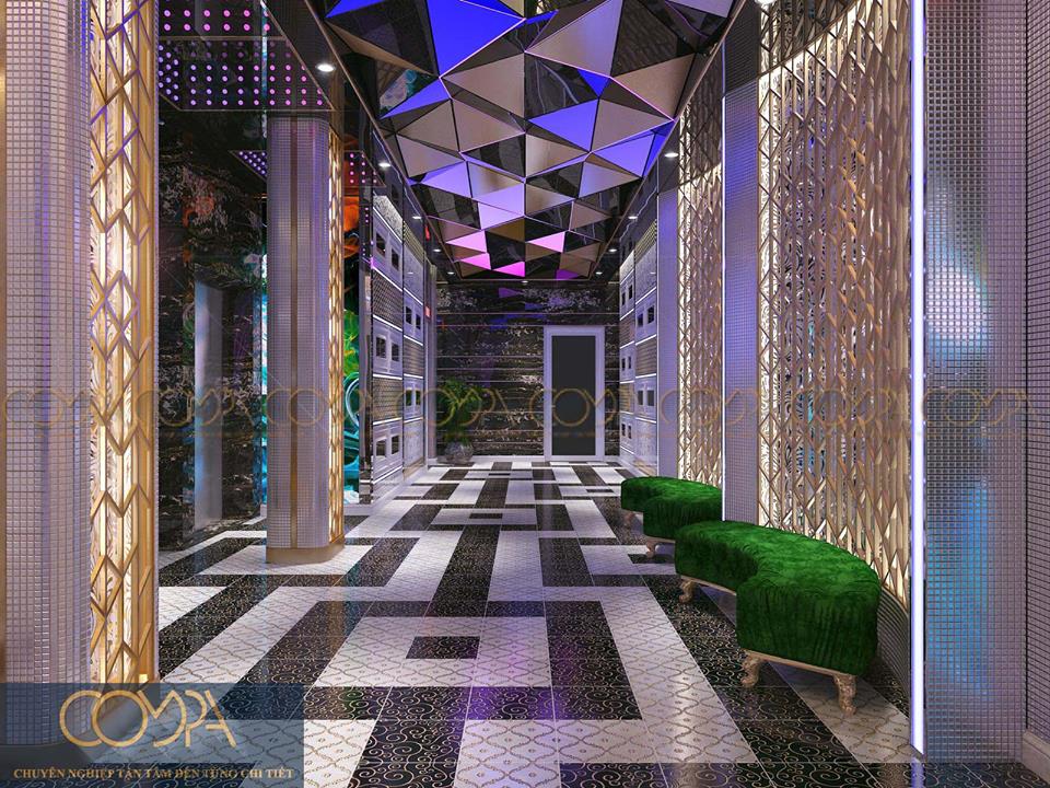 Hình thiết kế sảnh đón khách karaoke 3 Hình thiết kế sảnh đón khách karaoke 3