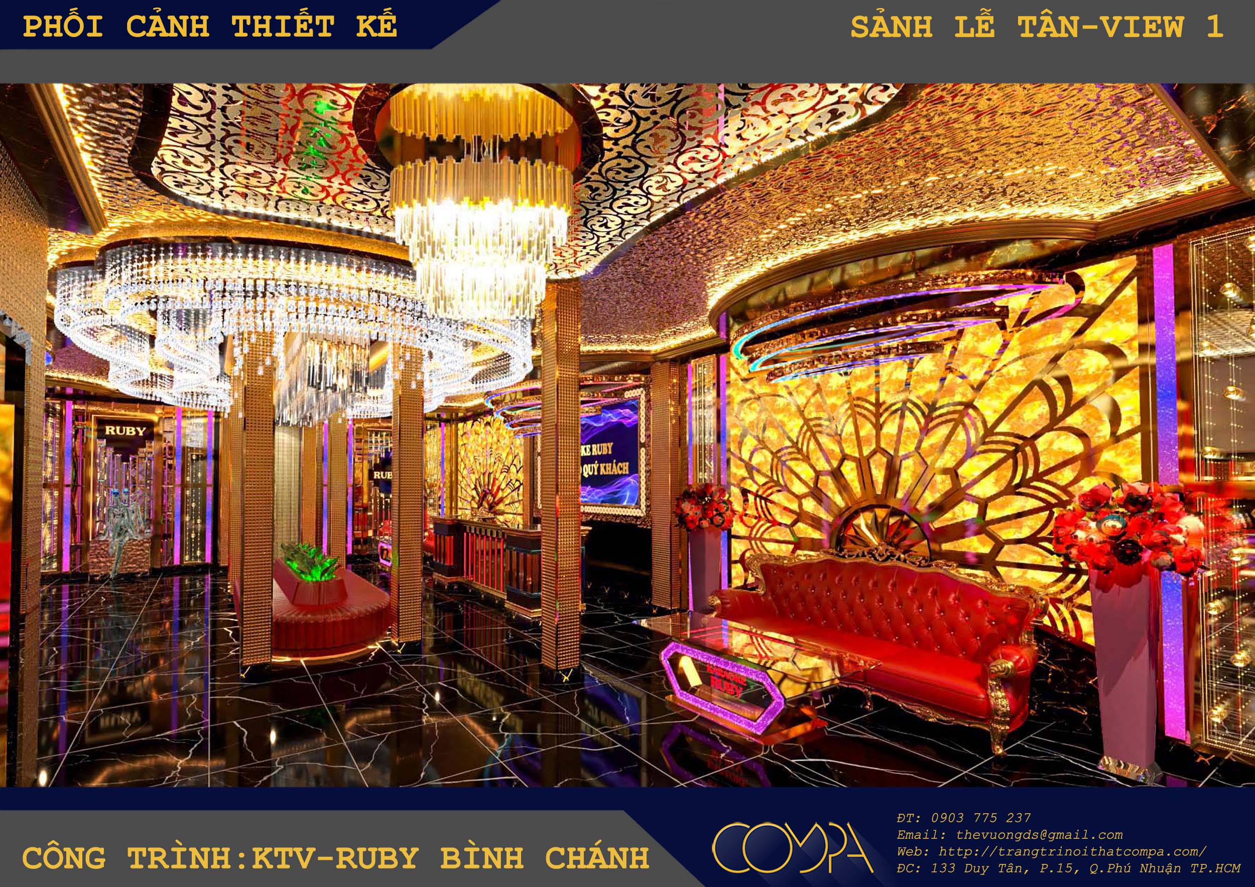 Thiết kế sảnh đón lễ tân Karaoke với chất liệu cao cấp Thiết kế sảnh đón lễ tân Karaoke với chất liệu cao cấp