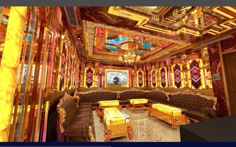 Mẫu thiết kế phòng karaoke gia đình Mẫu thiết kế phòng karaoke gia đình