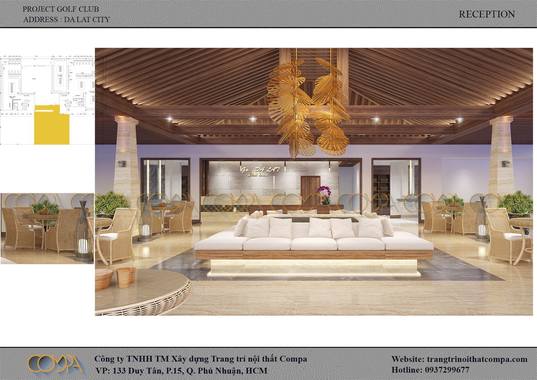 Thiết kế nội thất sảnh tiếp tân 1 Thiết kế nội thất sảnh tiếp tân 1