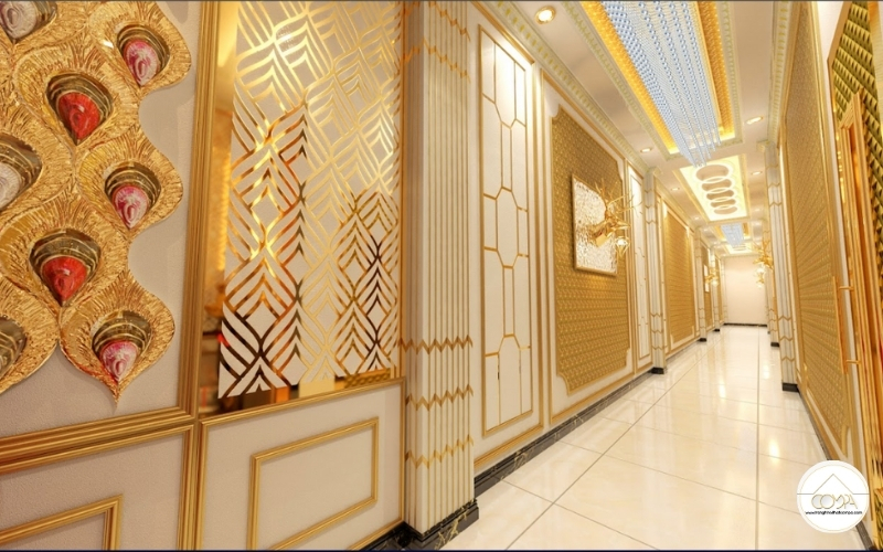 Mẫu thiết kế sảnh hành lang karaoke luxury Mẫu thiết kế sảnh hành lang karaoke luxury