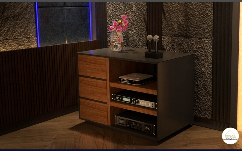 Hình ảnh thiết kế phòng karaoke gia đình Hình ảnh thiết kế phòng karaoke gia đình