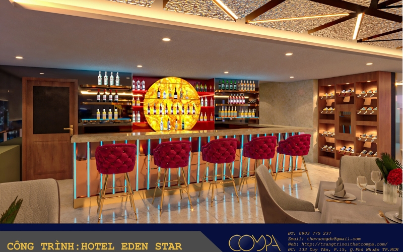 Hình ảnh thi công thực tế khách sạn Eden Star