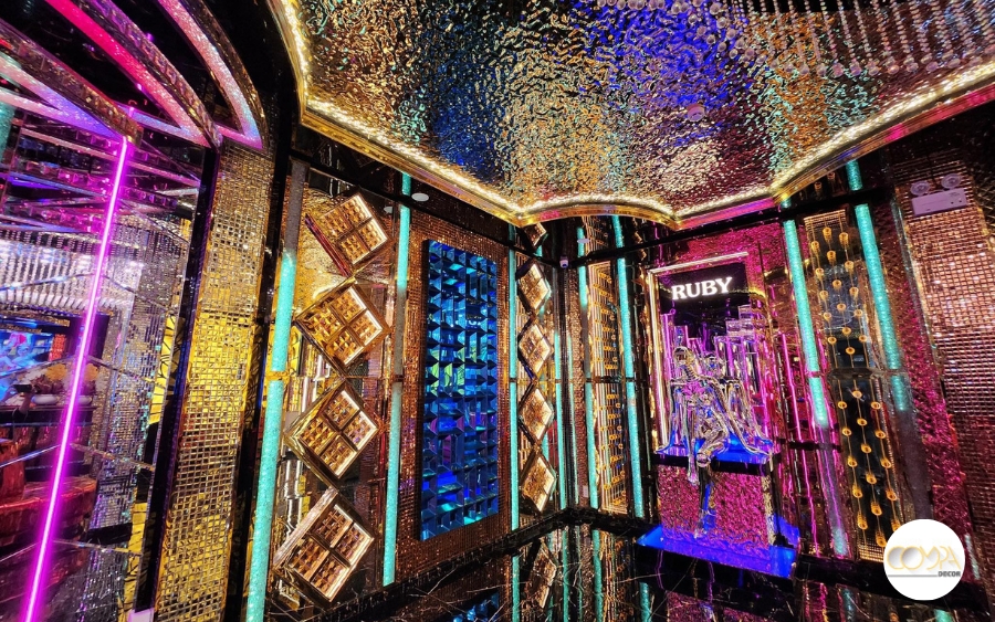 Hình ảnh chi tiết sảnh karaoke Ruby Hình ảnh chi tiết sảnh karaoke Ruby