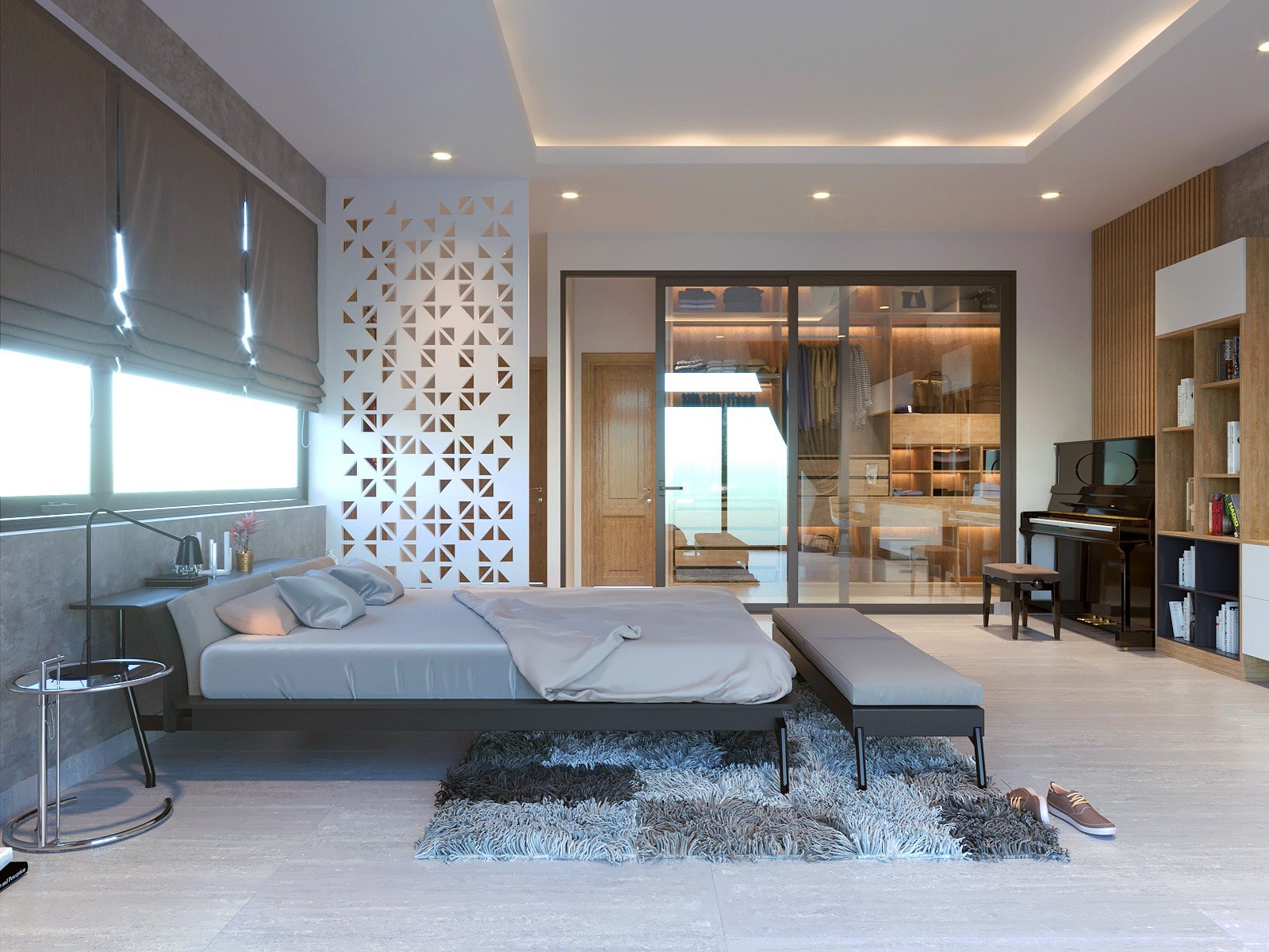 Hình bí quyết thiết kế phòng ngủ chung cư 4 Hình bí quyết thiết kế phòng ngủ chung cư 4