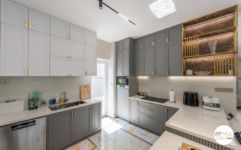 Hình ảnh chi tiết khu vực nấu ăn