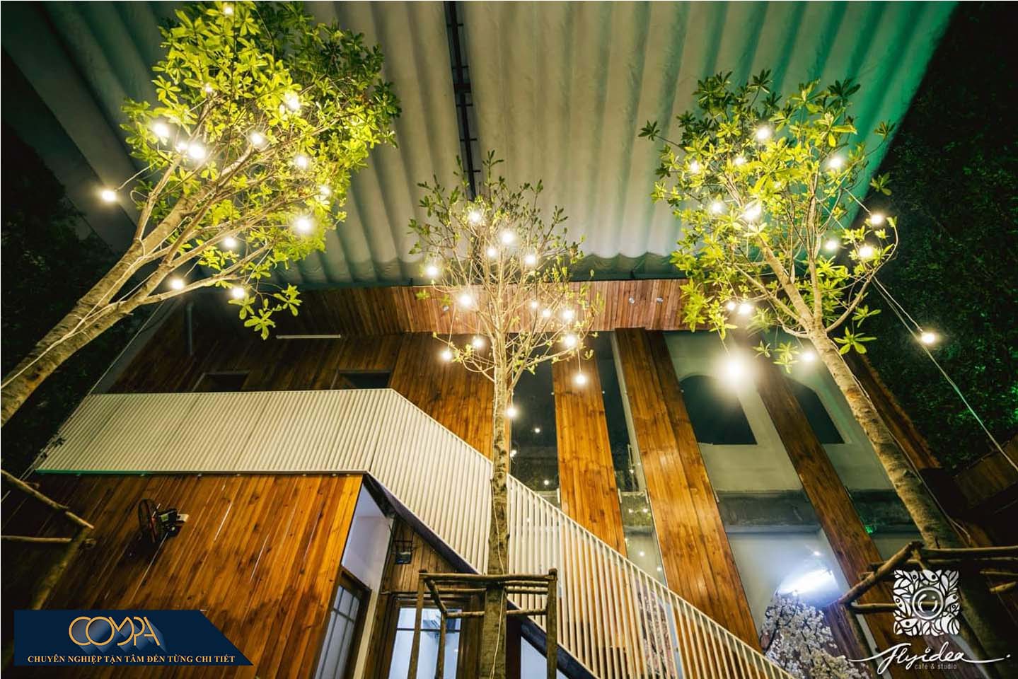 Hình thi công thực tế so với thiết kế cafe sân vườn cây xanh Hình thi công thực tế so với thiết kế cafe sân vườn cây xanh