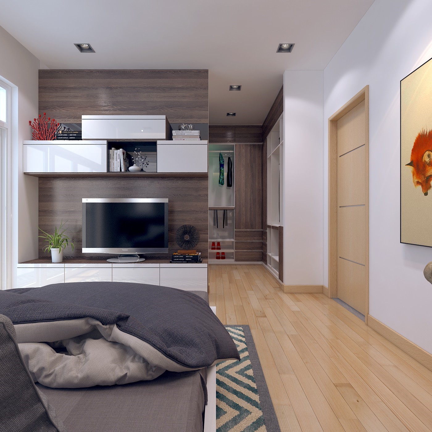 Hình thiết kế nhà phố hiện đại anh Hảo 7 Hình thiết kế nhà phố hiện đại anh Hảo 7