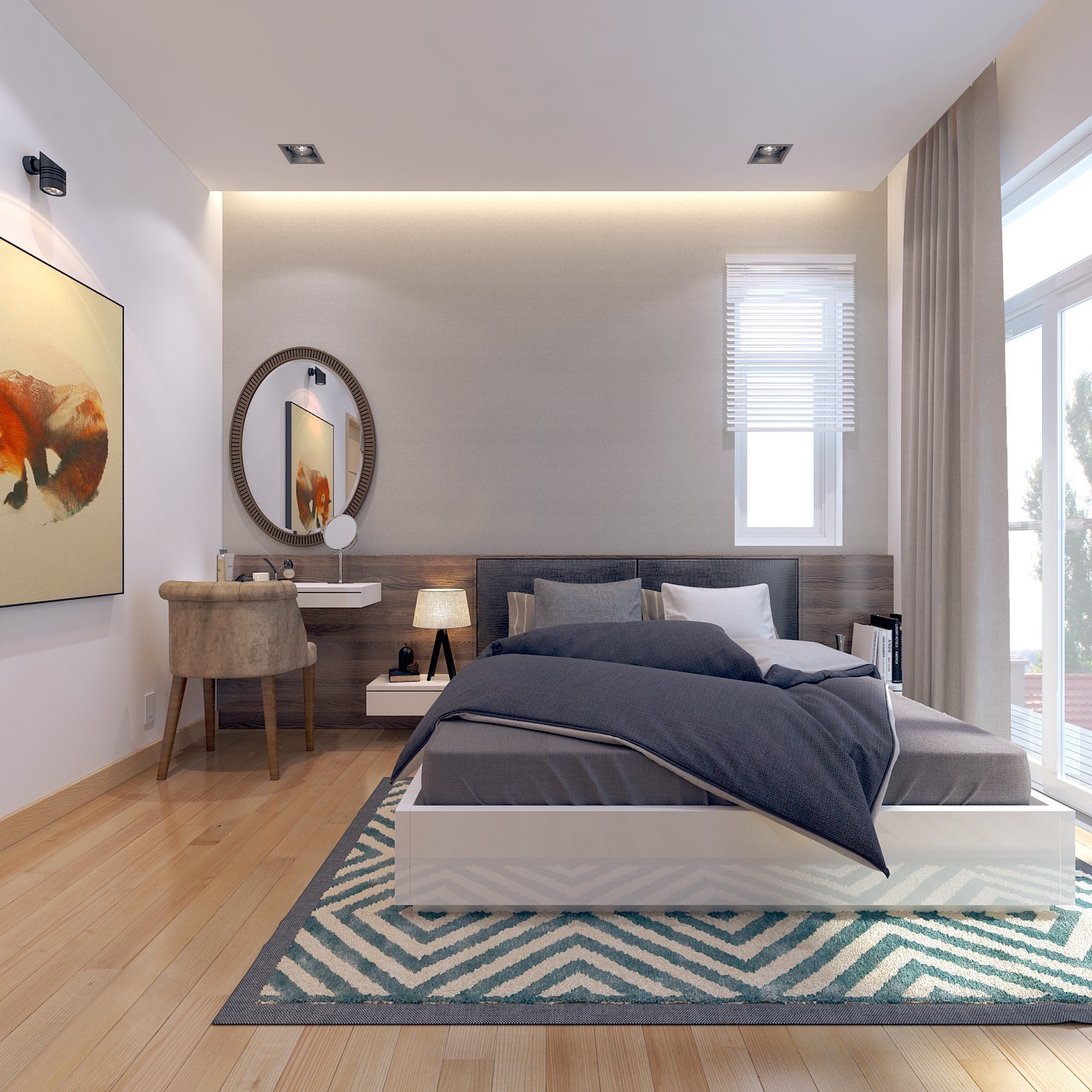 Hình thiết kế nhà phố hiện đại anh Hảo 8 Hình thiết kế nhà phố hiện đại anh Hảo 8