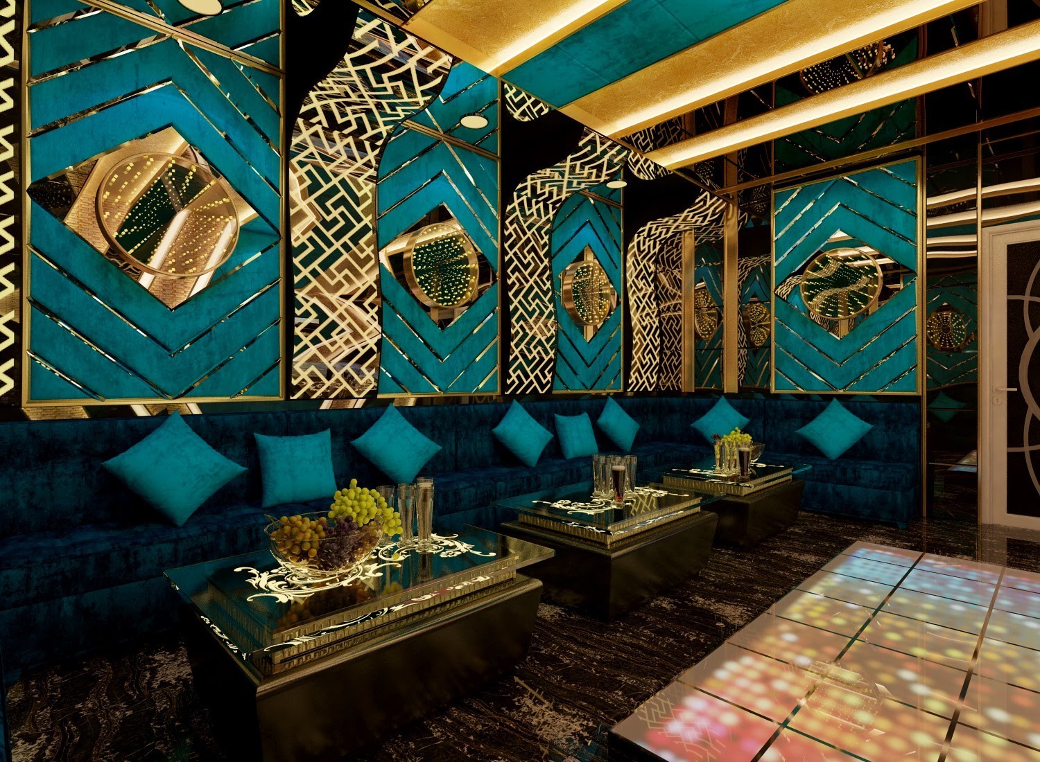 Hình thiết kế phòng karaoke gia đình 3