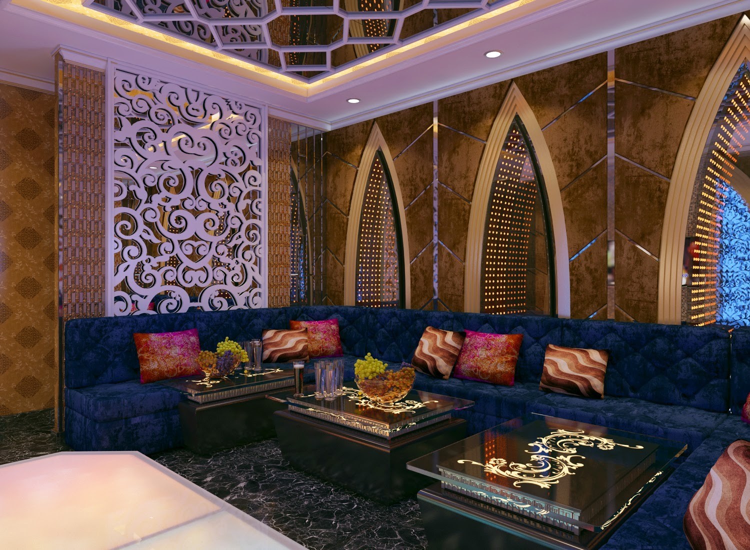 Hình thiết kế phòng karaoke gia đình 8