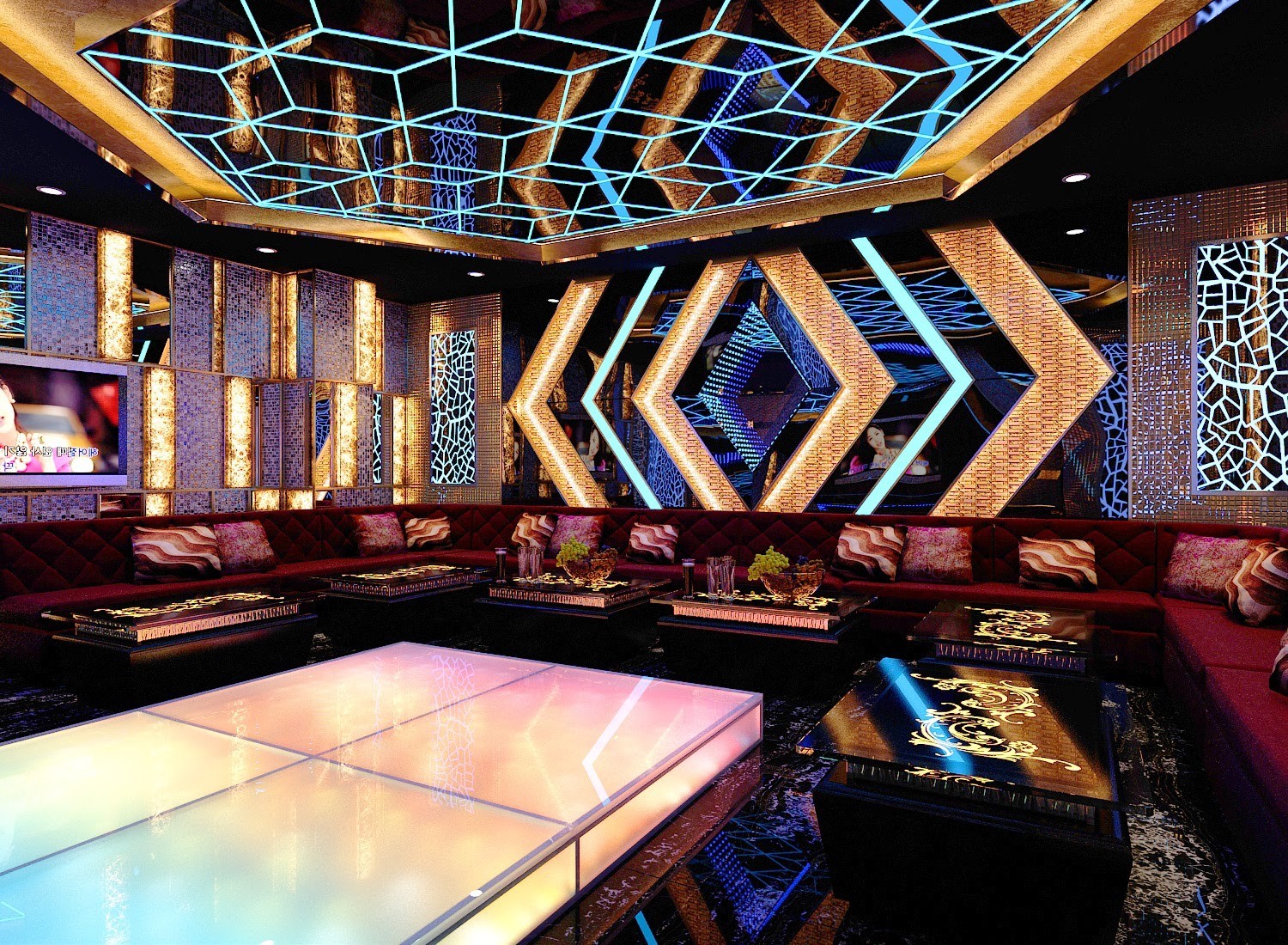 Hình thiết kế phòng karaoke vip 11 Hình thiết kế phòng karaoke vip 11