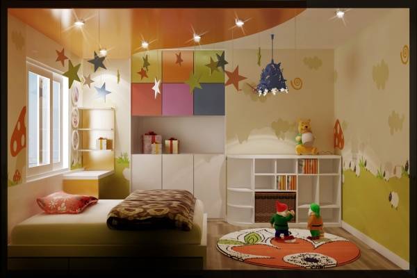 Hình thiết kế phòng ngủ cho bé trai 7 Hình thiết kế phòng ngủ cho bé trai 7