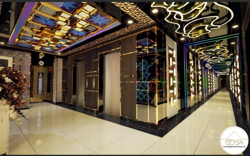 Mẫu thiết kế hộp đèn mica trang trí nội thất karaoke Mẫu thiết kế hộp đèn mica trang trí nội thất karaoke