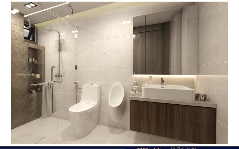Mẫu phòng tắm hiện đại 2023