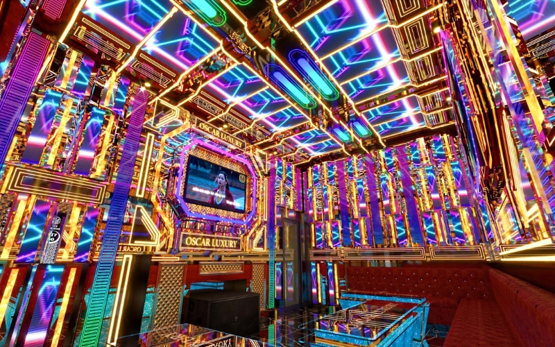 Mẫu phòng karaoke 20m2 Mẫu phòng karaoke 20m2