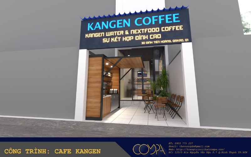 Mẫu thiết kế nội thất quán cafe Mẫu thiết kế nội thất quán cafe