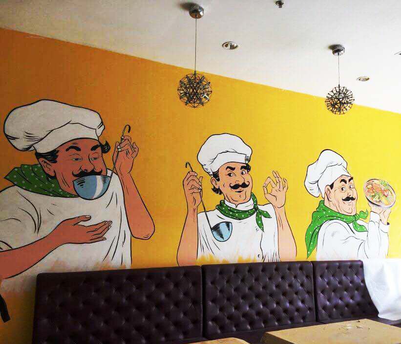 Hình ảnh thi công hoàn thiện công trình trước ngày khai trương Hình ảnh thi công hoàn thiện công trình trước ngày khai trương