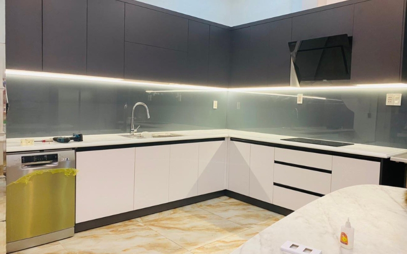 Hỉnh ảnh thiết kế nội thất nhà bếp thông minh Hỉnh ảnh thiết kế nội thất nhà bếp thông minh