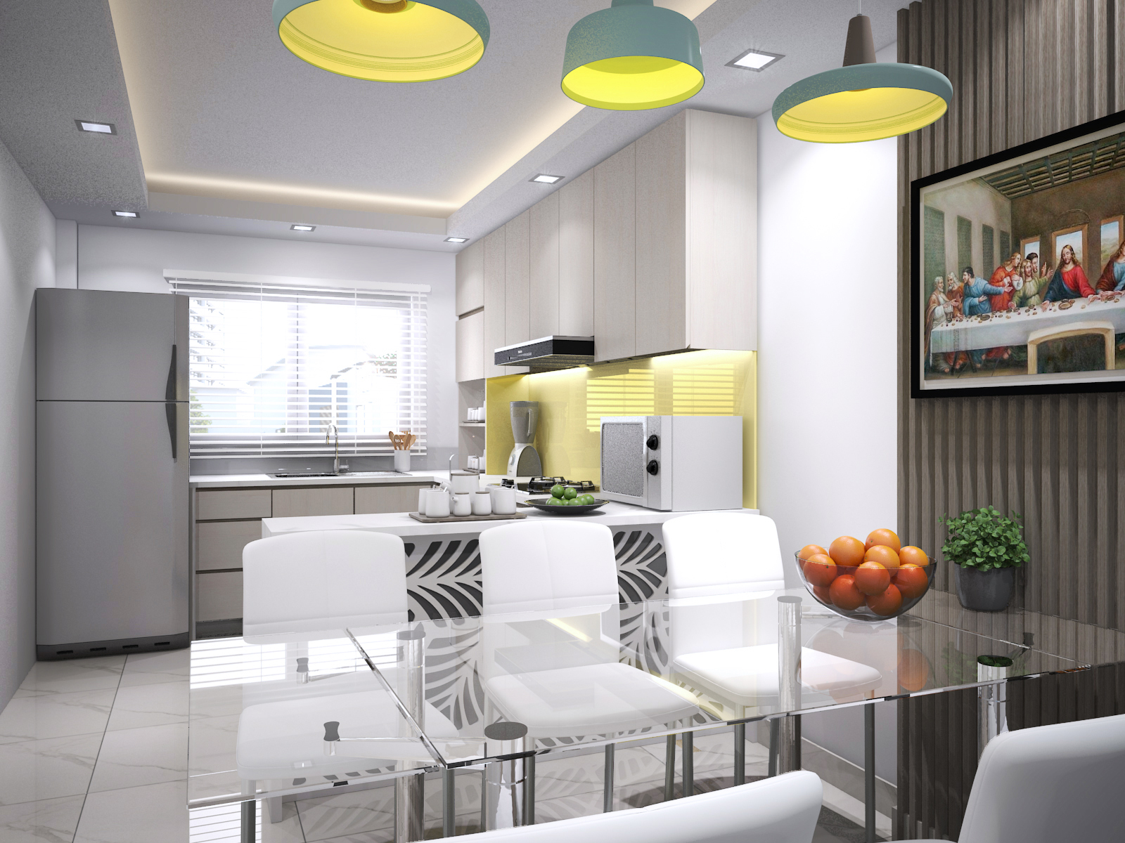 thiết kế phòng bếp diện tích nhỏ Thiết kế phòng bếp diện tích nhỏ