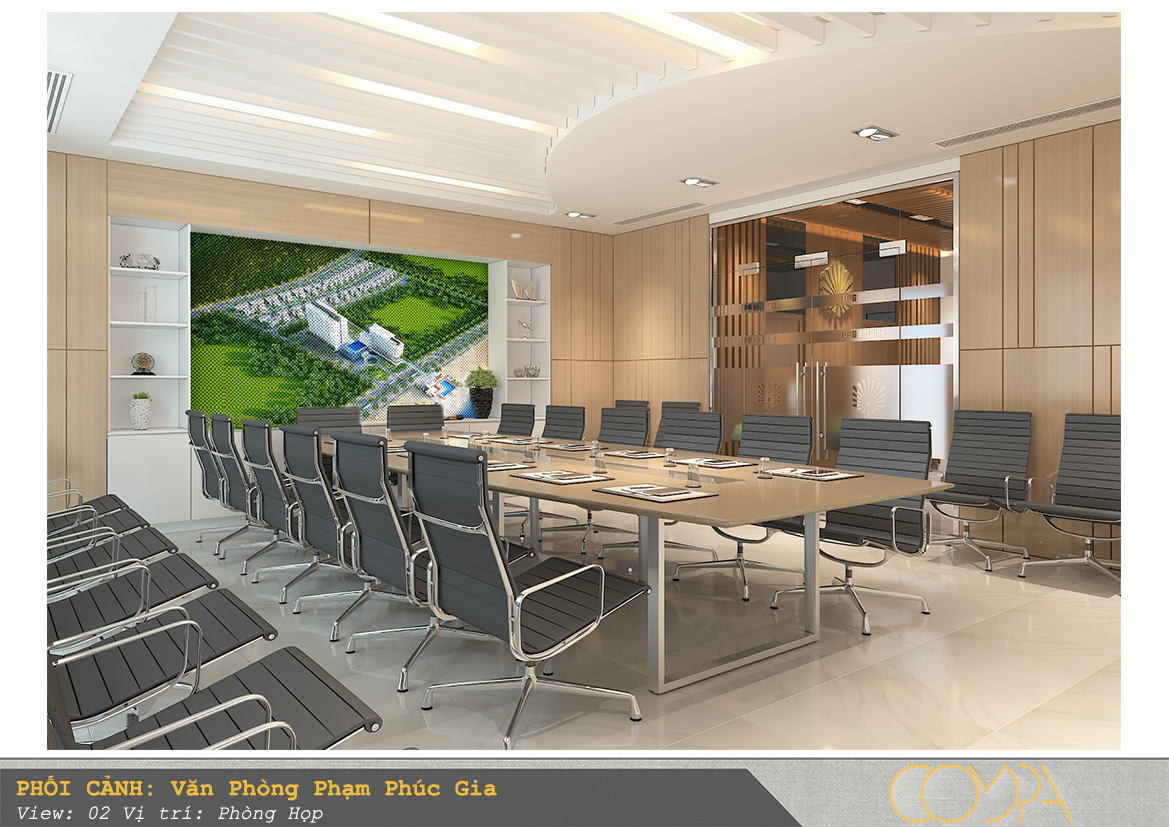Thiết kế nội thất văn phòng Phạm Phúc Gia Phòng họp Thiết kế nội thất văn phòng Phạm Phúc Gia Phòng họp