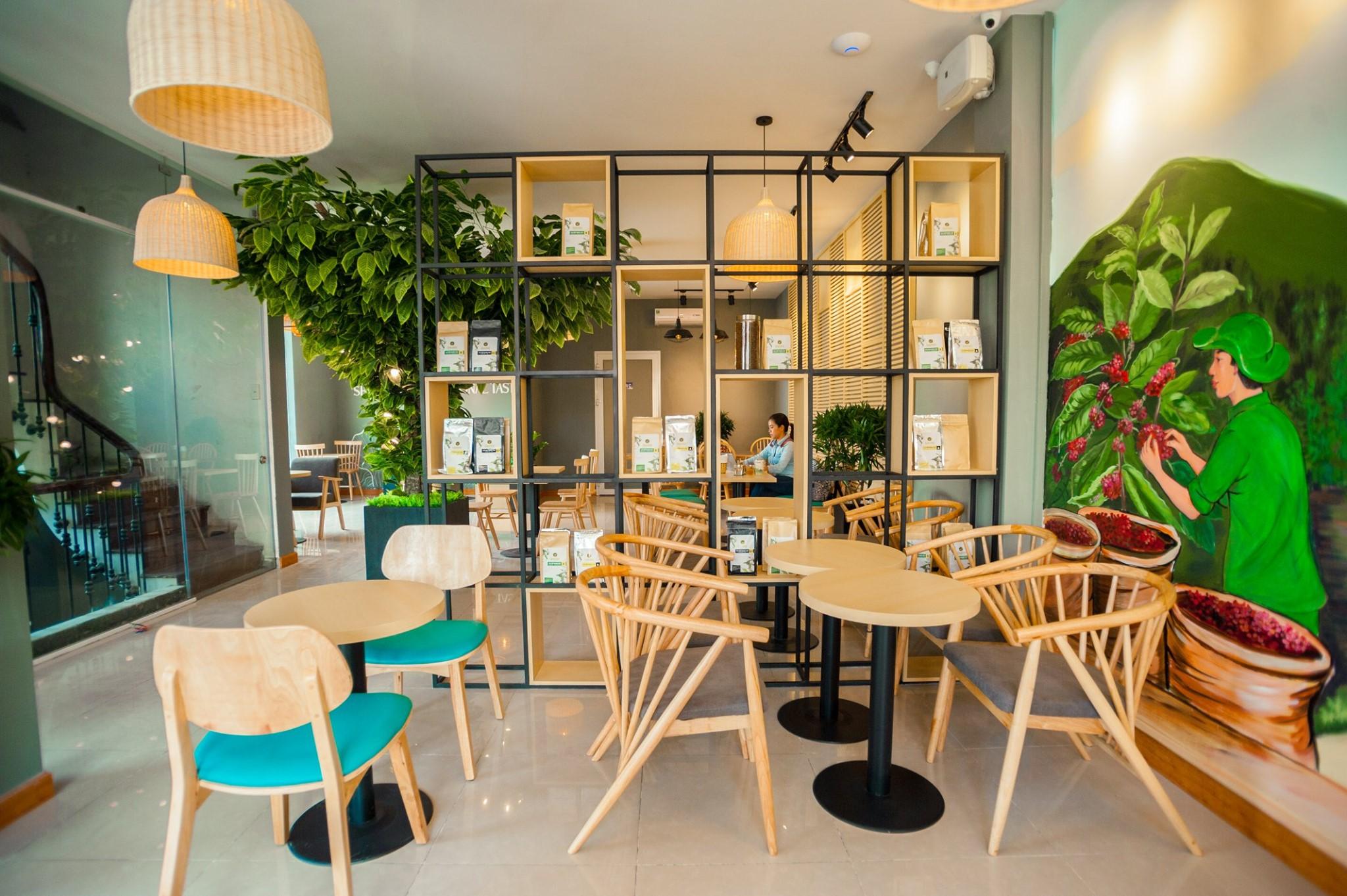 Thi công nội thất không gian quán