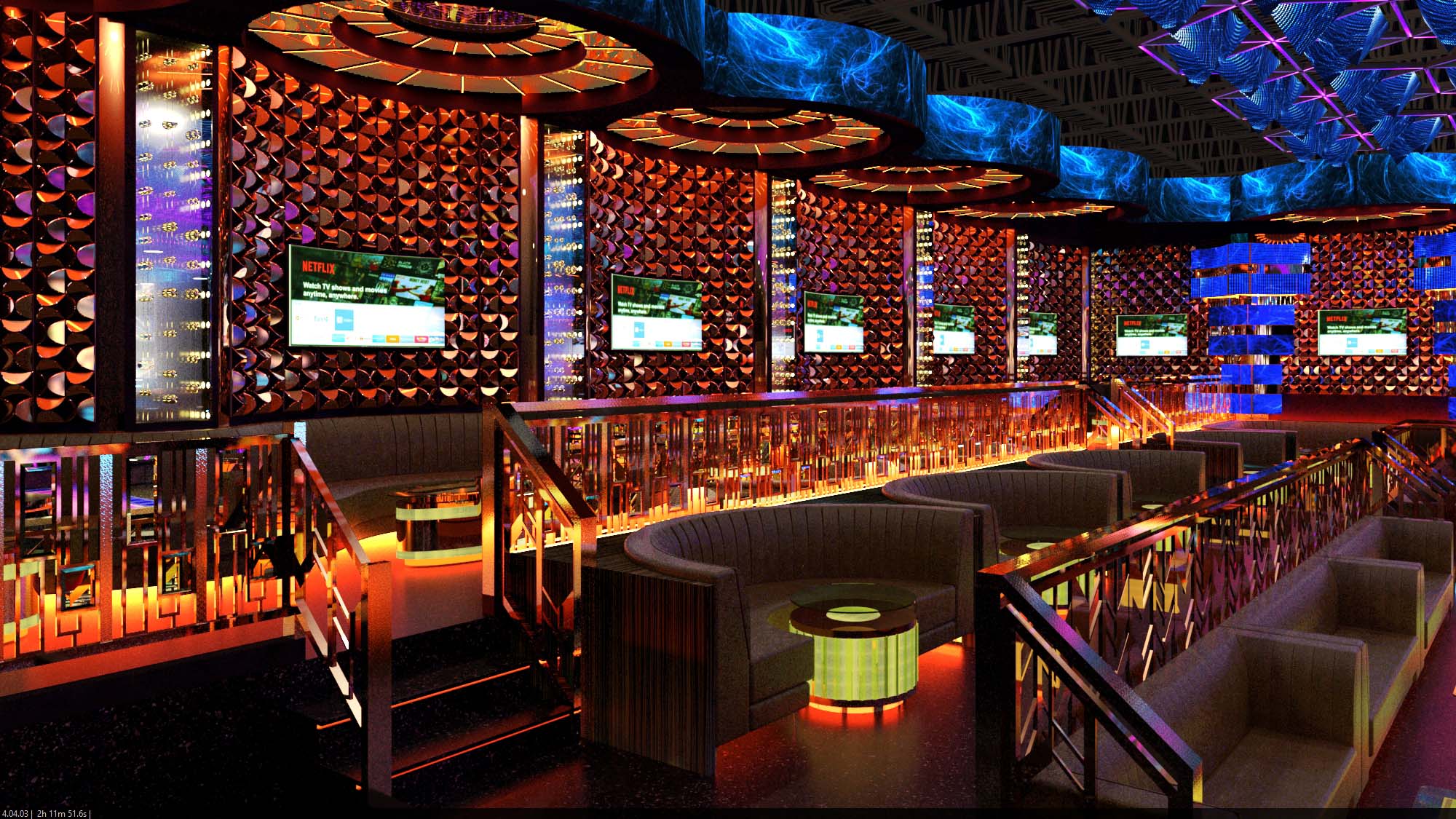 Hình thiết kế và thi công vũ trường New Phương Đông