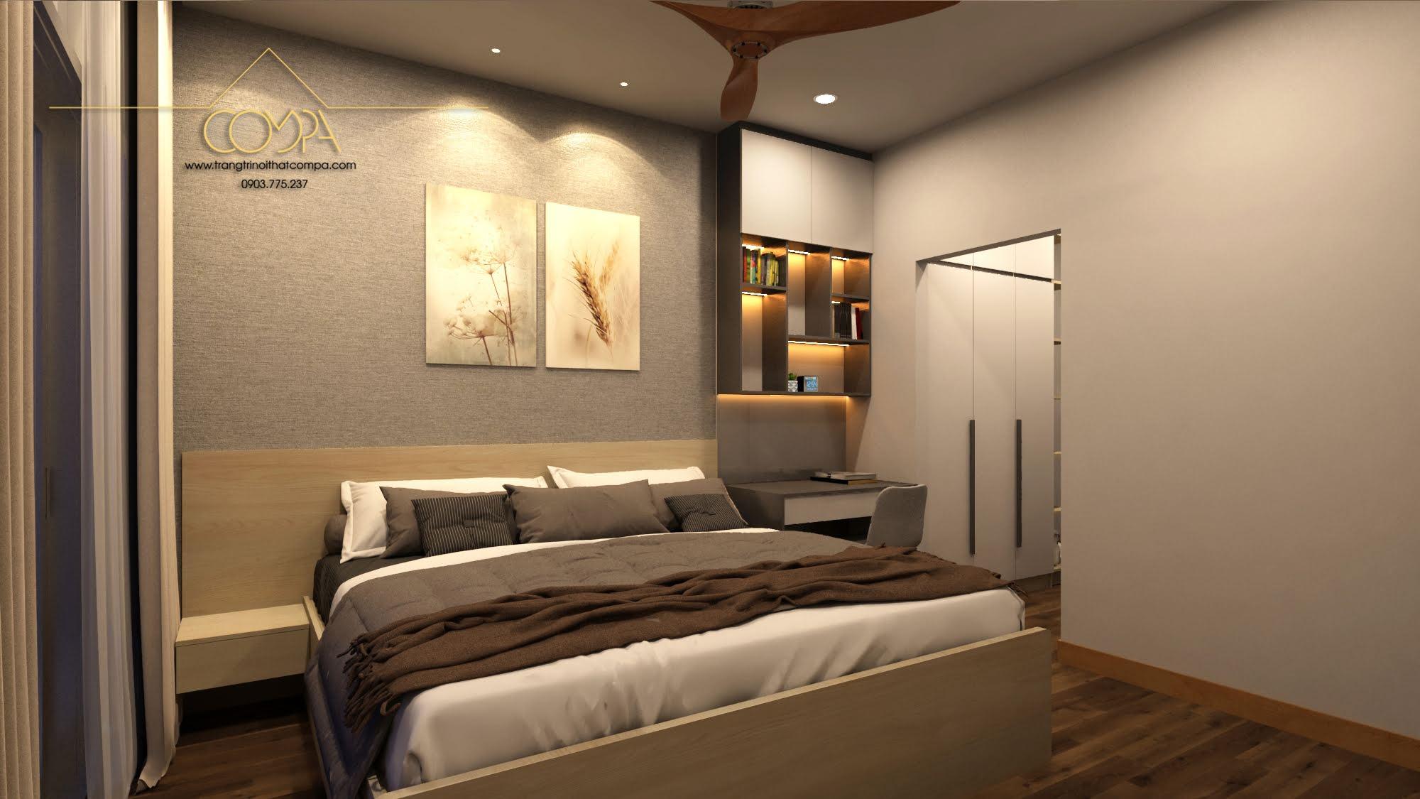 Thiết kế thi công phòng ngủ Master