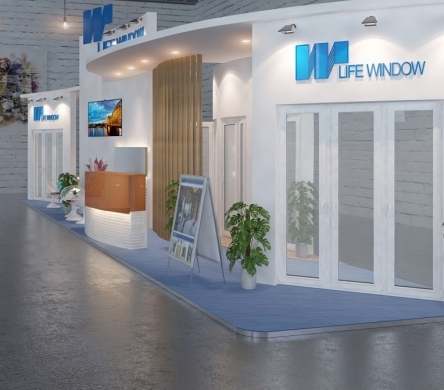 Thiết kế gian hàng hội chợ Life Window