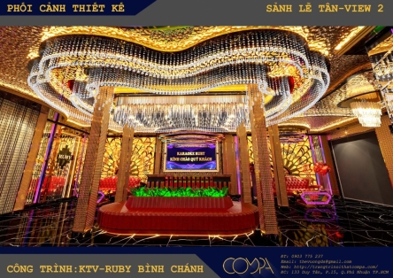 MẪU THIẾT KẾ THI CÔNG QUÁN KARAOKE RUBY-NHỮNG HÌNH ẢNH THI CÔNG SẼ LÀM BẠN BẤT NGỜ