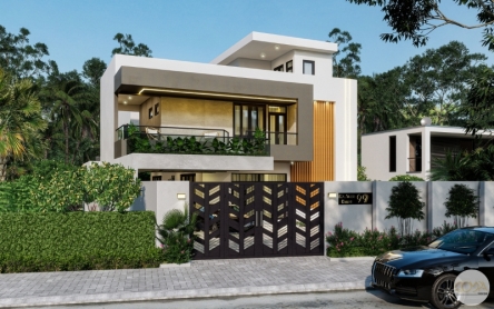 MẪU THIẾT KẾ MẶT TIỀN BIỆT THỰ ĐẸP 2023